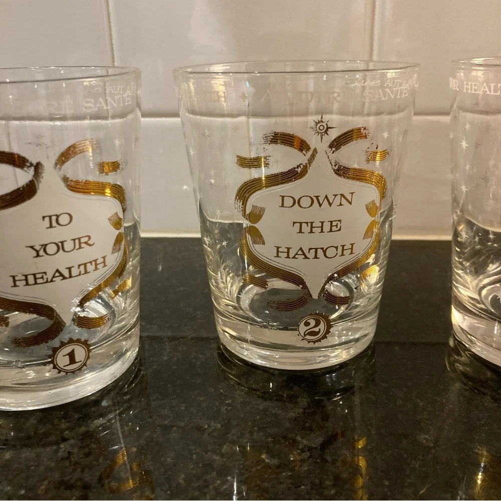 Mid Century Modern Funny Rocks Glasses
